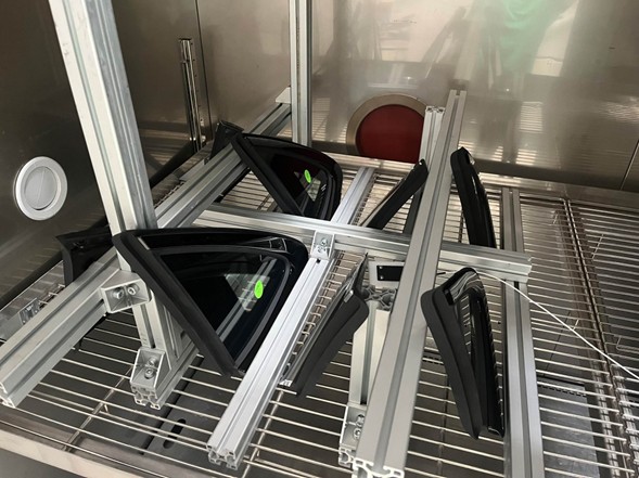 Testing of automotive glass