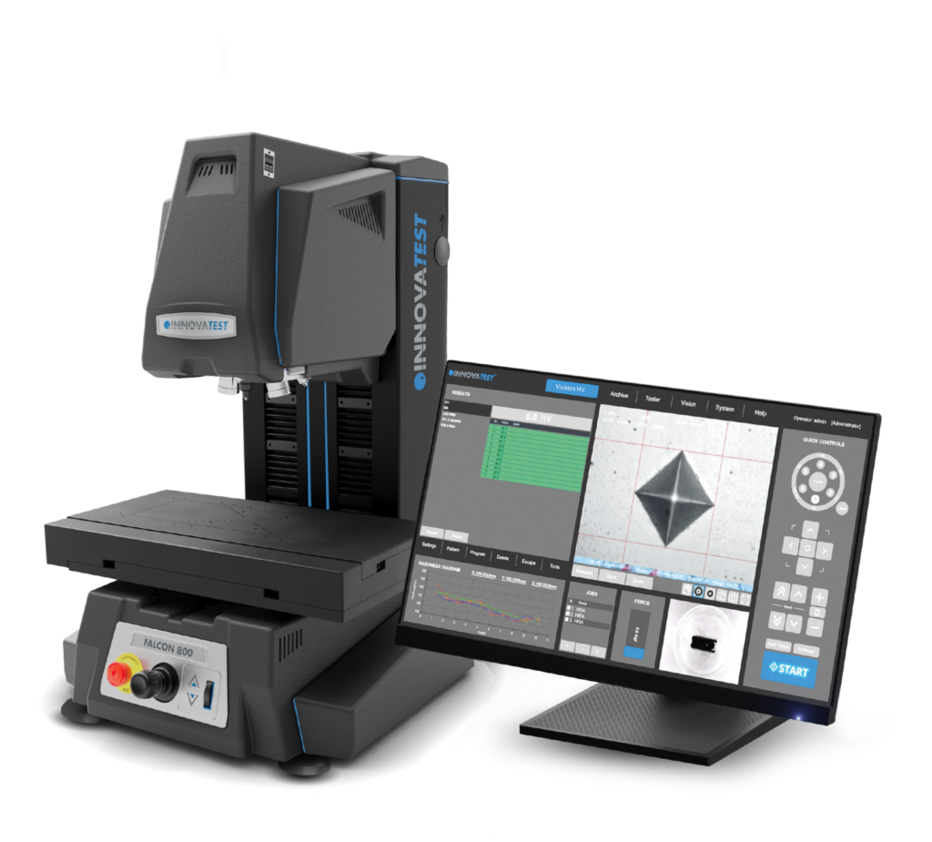 Metal hardness testing
