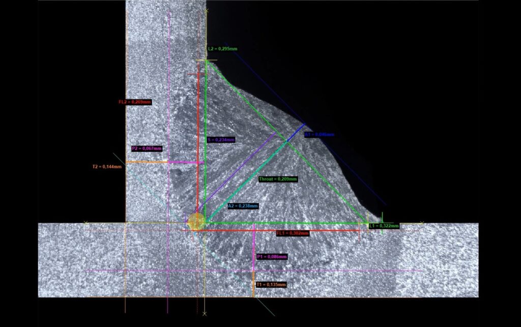Measurement of welds and porosity