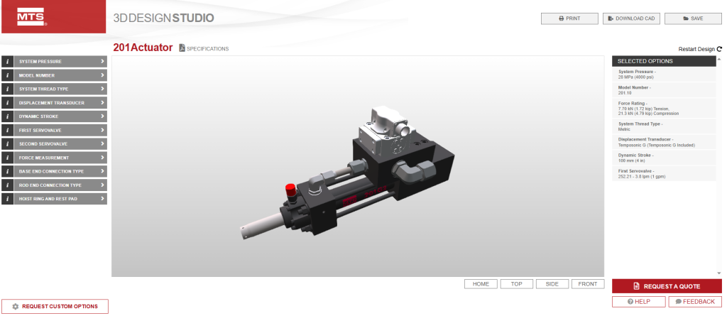 MTS 3D Design studio