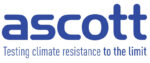 Ascott logo plus strap blue